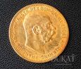 Złota moneta 10 Koron 1910 r. - typ: ST. SCHWARTZ - Austria