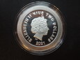 Moneta 2 dolary 2021 rok - uncja srebra Ateńska sowa.