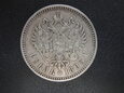 Moneta 1 Rubel 1893 rok Aleksander III.