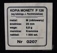 Kopia monety próbnej 1 złoty ( 1928 r. )