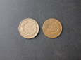 Monety: One Cent 1857 r. + One Cent 1892 r. - USA