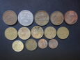 Lot. 14 sztuk monet różne nominały i roczniki.