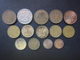 Lot. 14 sztuk monet różne nominały i roczniki.