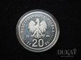 Srebrna moneta 20 zł 1995 r. - 500 Lat Województwa Płockiego