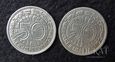 Lot. 2 szt. monet 50 pfennig Niemcy - Weimar.