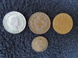 Monety  Rappen 1920,1922,1948 r. i 1 centime 1904 r.