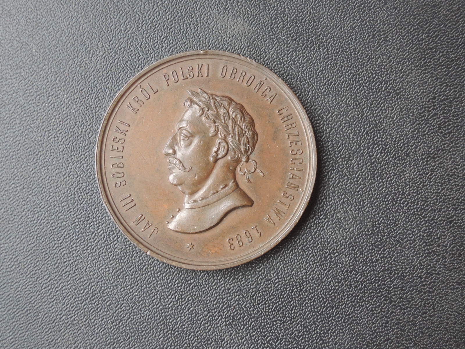 Medal Jan III Sobieski 1883 r. - 200. rocznica Odsieczy Wiedeńskiej