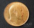 Moneta 1 Funt ( Suweren ) 1906 r. - Edward VII - Wlk. Brytania