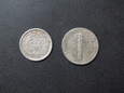 Half Dime 1873 r. + One Dime 1945 r. 