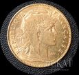 Złota moneta 10 Franków 1900 r. - Marianna - Kogut - Francja