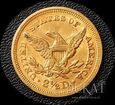 Złota moneta 2,50 Dolara 1853 r. USA - Liberty - Główka