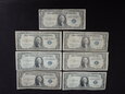 Lot. 7 Banknotów 1 Dolar 1935 r. 
