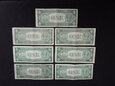 Lot. 7 Banknotów 1 Dolar 1935 r. 