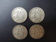 Lot. 4 sztuk monet 5 złotych 1936 r. Piłsudski.
