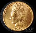 Złota moneta 10 dolarów 1932 r. - USA - Indianin - Ten Dollars