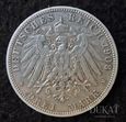 Moneta 3 marki 1908 r. Niemcy - Kaiserreich.