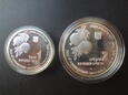 Komplet monet 1 i 2 nowe szekle 1997 rok - Lions Dens.