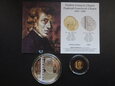 Komplet monet 500 Torpor i 1000 torpor 2008 rok F. Chopin.