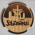  Złota moneta 200.000 zł 1990 r. - Solidarność - Polska - rzadka