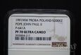 Moneta 200000 zł 1991 r. - PRÓBA Jan Paweł II NGC PF70 Ultra Cameo