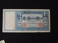 Banknoty: 7 x 1000 Marek 1910 r. + 1 x 100 Marek 1908 r. 