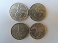 4 monety 2 marki 1937,1938,1939 rok - Swastyka.