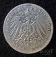 Moneta 3 marki 1910 r. Niemcy - Kaiserreich.