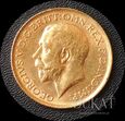 Złota moneta 1 Funt ( Suweren ) 1918 r. - Jerzy V - Wlk. Brytania