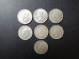 Lot. 7 sztuk monet 3 Pensy - różne roczniki.
