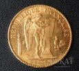 Złota moneta 20 Franków 1877 r. 