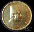 Złota moneta Faud I - 500 Piastrów 1922 r. - Egipt, nakład 1800 szt