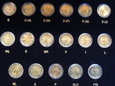 Komplet 17 sztuk monet 2 euro Pactum Romanum Europa.