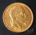 Złota moneta 20 Franków 1863 r. 