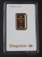 Złota sztabka kolekcjonerska 5 g. - Degussa - złoto 999,9