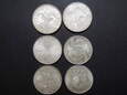 Lot. 6 sztuk monet 10 Marek 1972 rok -  różne mennice.