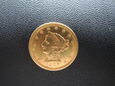 Moneta złota 2 i pół dolara 1907 rok 