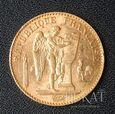 Złota moneta 20 Franków 1896 r. 