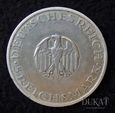 Moneta 5 reichsmark 1929 r. Lessing Niemcy - Weimar.