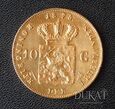 Złota moneta 10 Guldenów 1875 r. - Wilhelm III, Holandia, Niderlandy