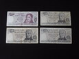 banknoty: 10, 3 x 50, 2 x 500, 4 x 1000 Pesos - Argentyna