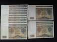 Lot. 15 banknotów 100 złotych Kraków 1 Sierpnia 1941 rok.
