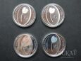 Komplet 4 srebrnych monet 5 euro 2012 r. - 
