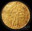  Złota moneta 2 Dukaty 1751 r. - Niderlandy, Utrecht