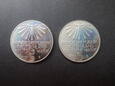 Lot. 2 sztuk monet 5 marek 1979 rok Otto Hahn- Niemcy.