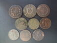 Lot. 9 monet stara Francja.