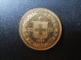 Moneta złota 20 Franków 1890 rok - Szwajcaria.