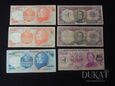 Banknoty: 1 x 50, 3 x 1000, 2 x 10000 Pesos - Urugwaj