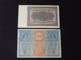 Banknoty: 50.000 marek 1922 r. + 1.000 koron 1902 r. 
