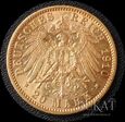 Moneta złota 20 Marek 1910 r. 
