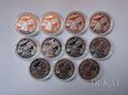 Kolekcja 11 srebrnych numizmatów z serii Symbole Przyrody